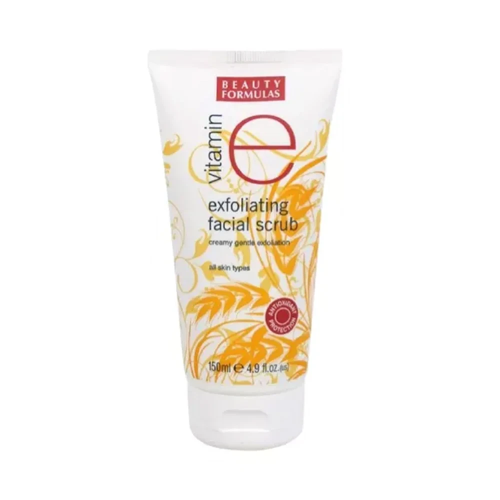 Beauty Formulas Vitamin E Exfoliating Facial Scrub (150ml)