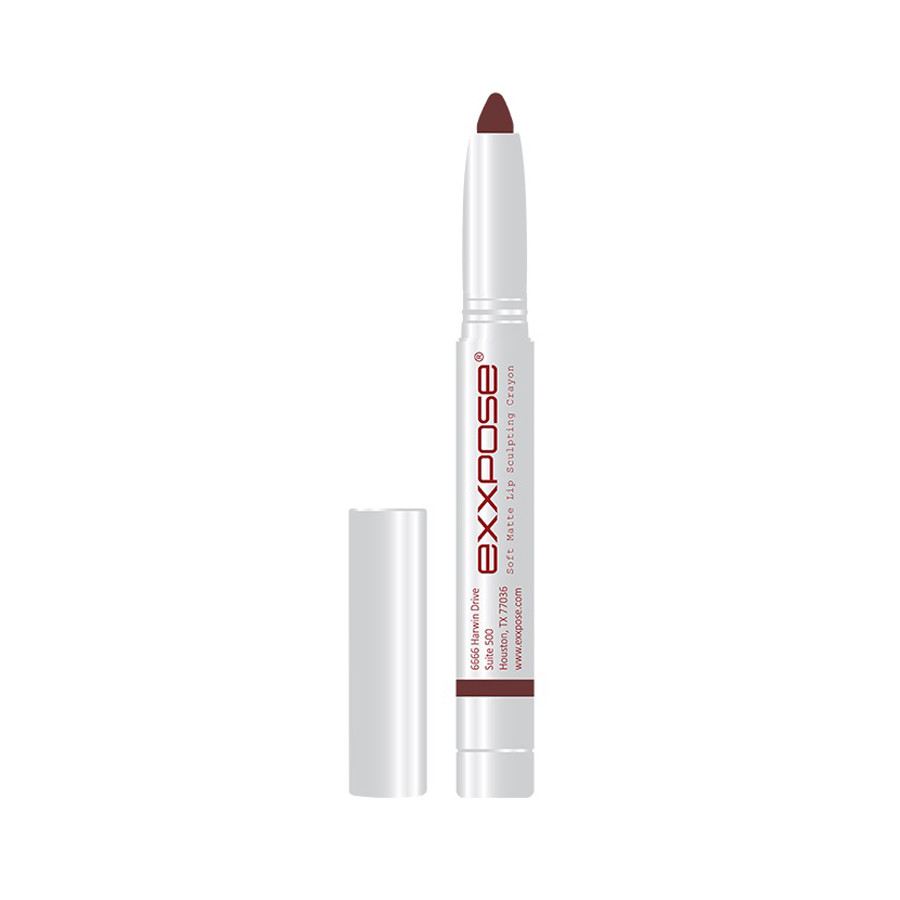 Exxpose Soft Matte Lip Sculpting Crayon Crushed Chilli (1.4gm)