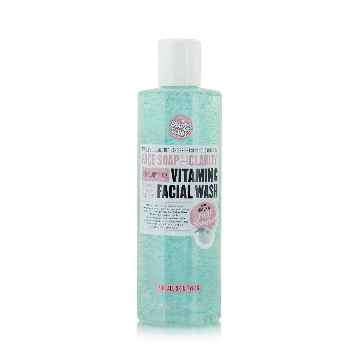 Soap & Glory 3-In-1 Daily Detox Vitamin C Facial Wash (350ml)