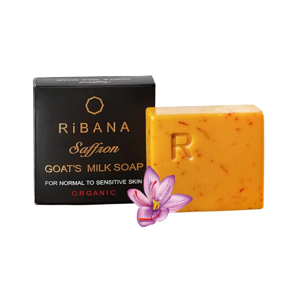 RIBANA Saffron Goats Milk Soap (110gm)