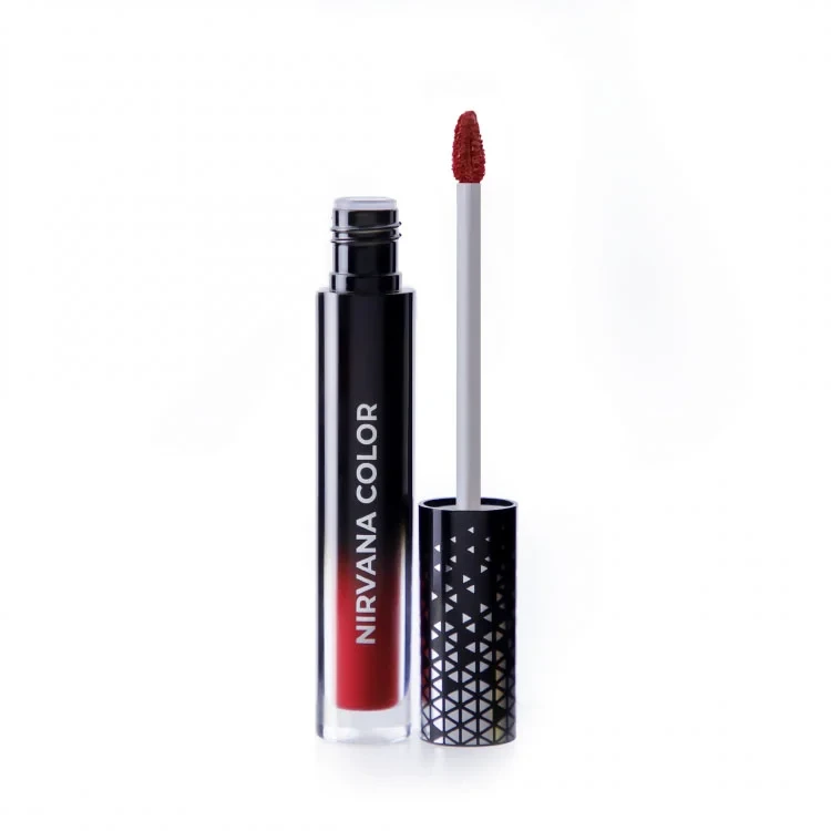 Nirvana Color Liquid Matte Lipstick – Wild Red (5gm)