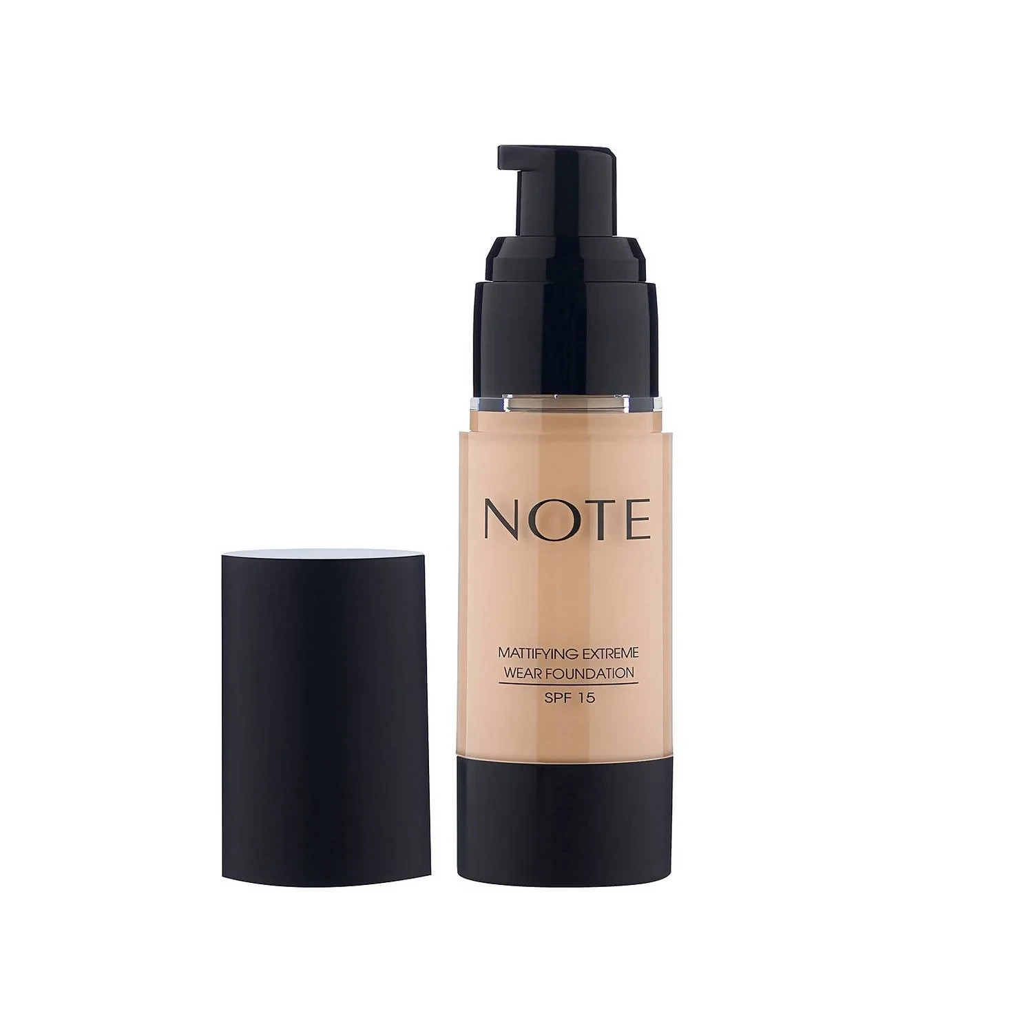 NOTE MATTIFYING EXTREME WEAR FOUNDATION 02 PUMP Natural Beige