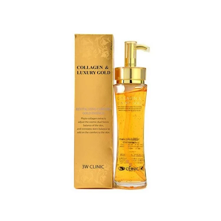 3W Clinic Collagen & Luxury Gold Revitalizing Comfort 24K Gold Essence (150ml)