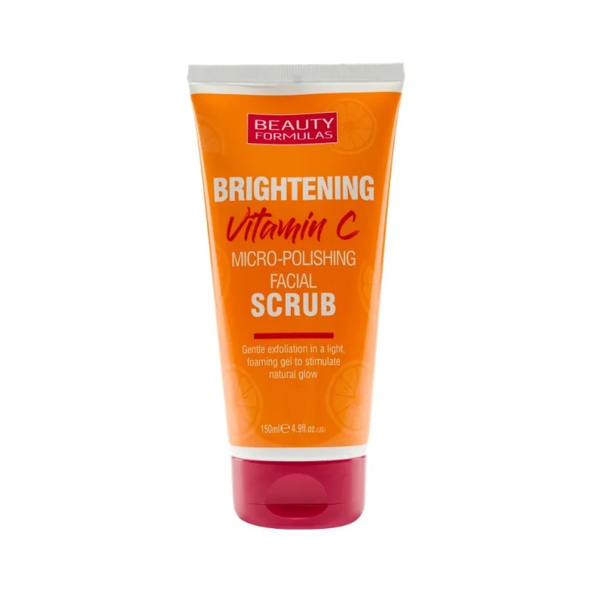 Beauty Formulas Brightening Vitamin C Facial Scrub (150ml)