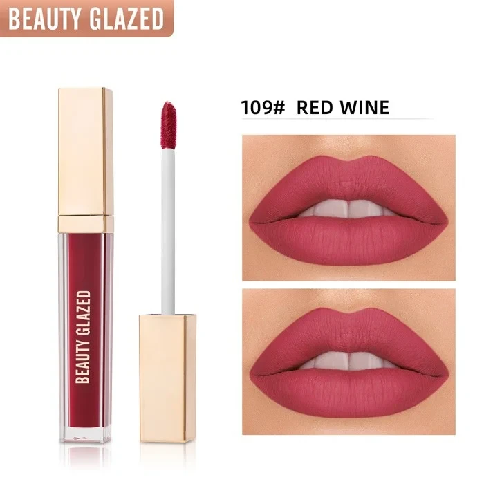 Beauty Glazed True Matte Lipstick- 109 Red Wine