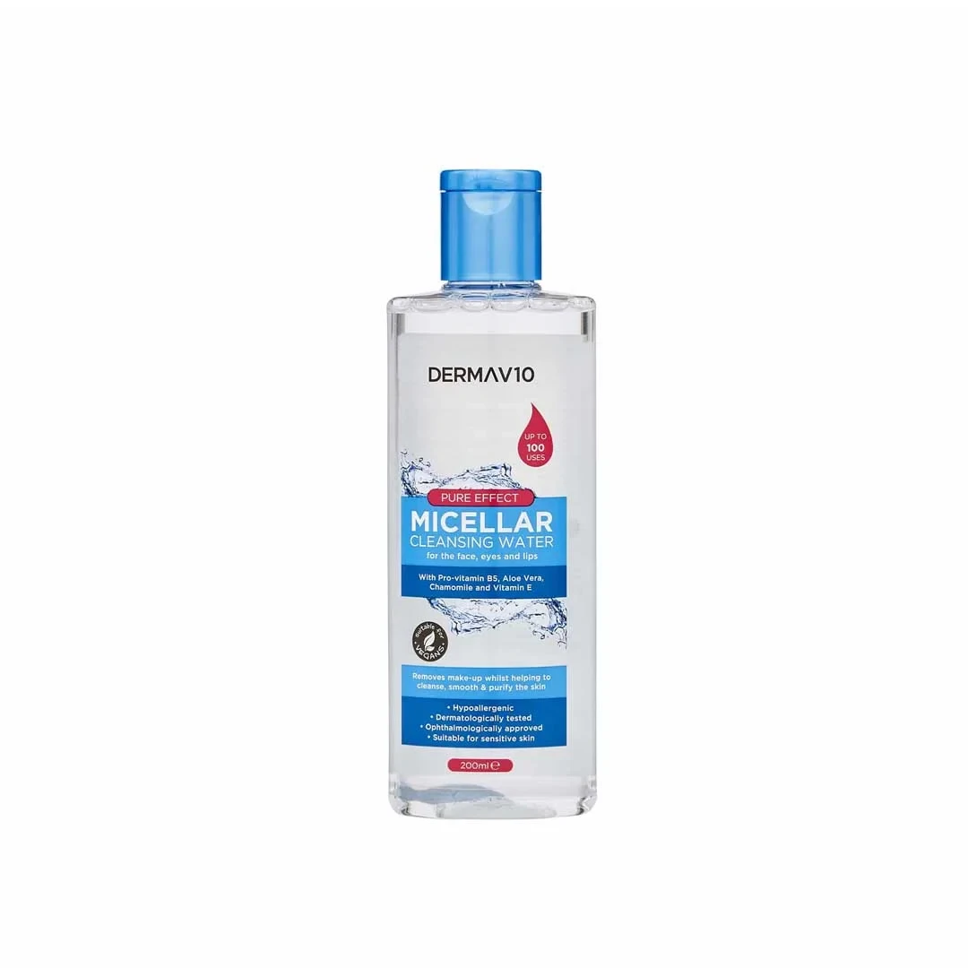 Dermav10 Pure Perfect Micellar Cleansing Water (200ml)