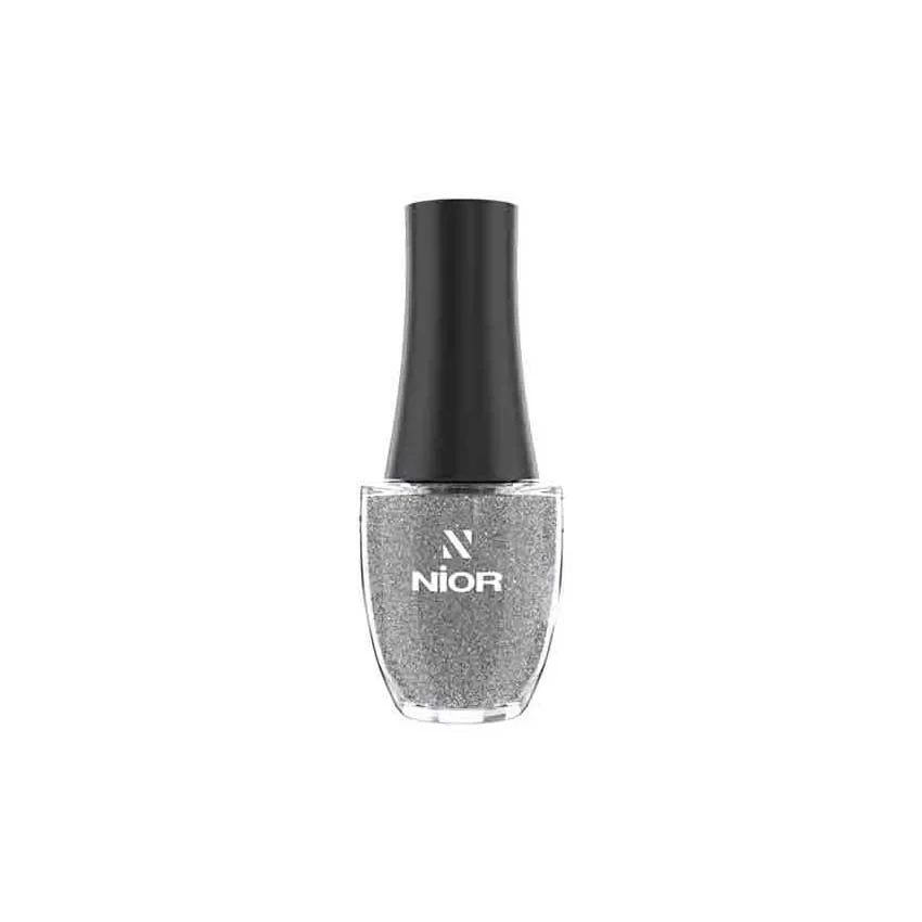 Nior Glitter Nail Polish- Silver Sparkle (13ml)