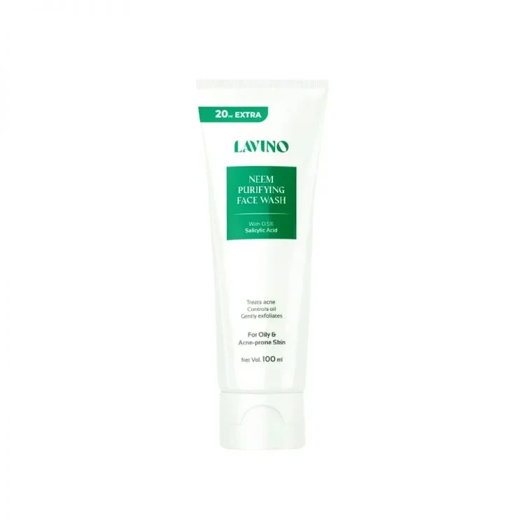 Lavino Neem Purifying Face Wash With 0.5% Salicylic Acid (100ml)