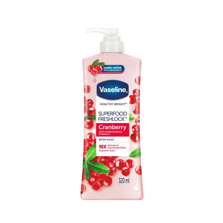 Vaseline Superfood Freshlock Cranberry Body Lotion (320ml)