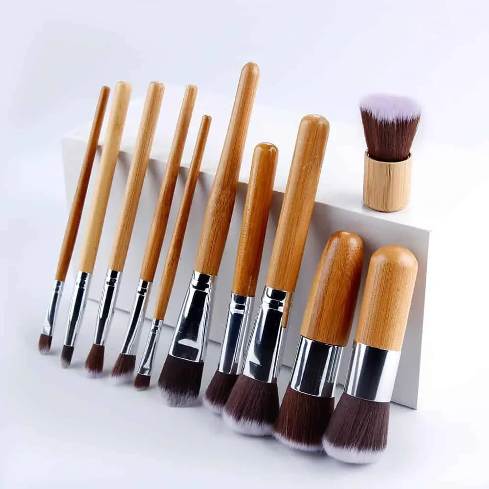 Bamboo Brush Set- 11Pcs