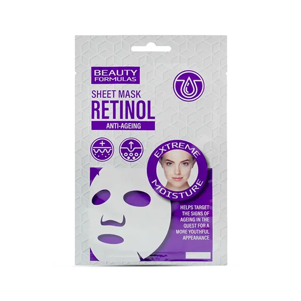 Beauty Formulas Retinol Anti Ageing Face Mask – 1 Sheet