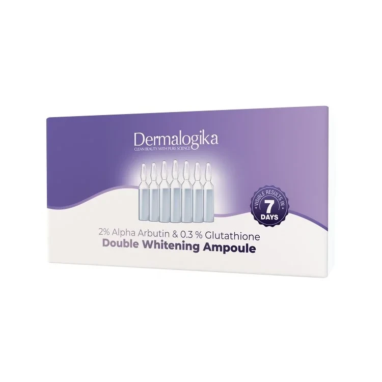 Dermalogika Double Whitening Ampoule with 0.3% Glutathione & 2% Alpha Arbutin (21ml)