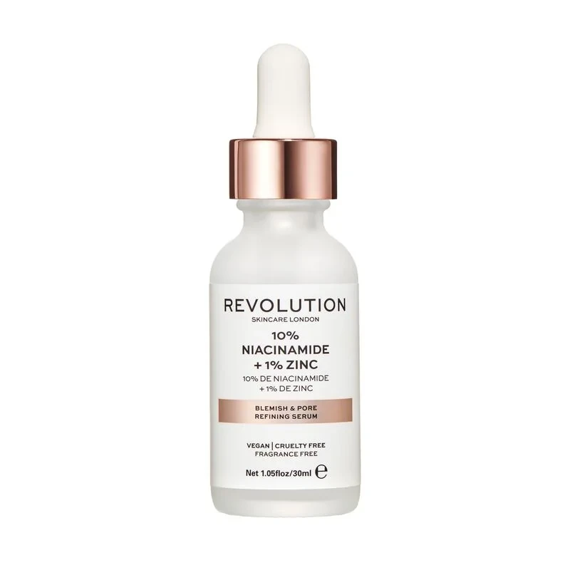 Revolution Skincare Blemish and Pore Refining Serum – 10% Niacinamide + 1% Zinc