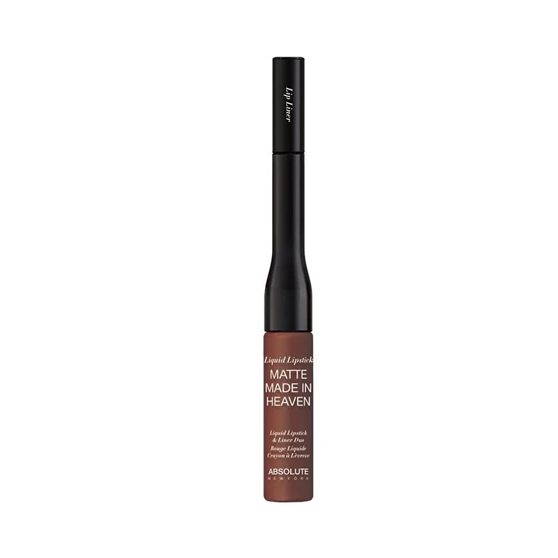 Absolute New York Matte Made In Heaven Liquid Lipsick & liner Duo- Hostile