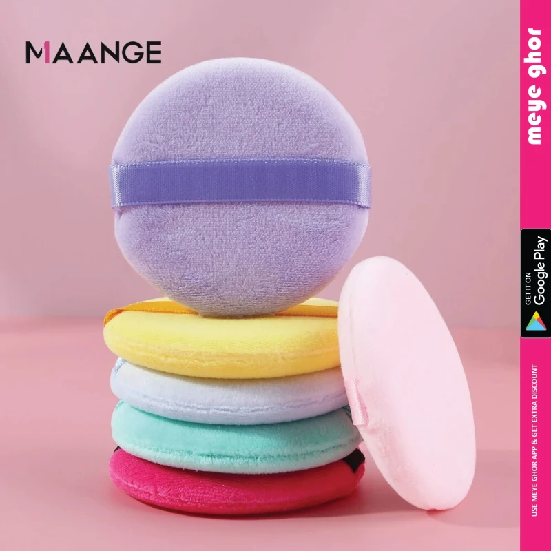 Maange Multi Purpose Makeup Puff Set (6pcs)