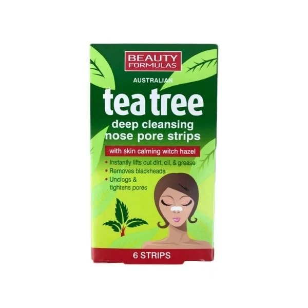 Beauty Formulas Tea Tree Deep Cleansing Nose Pore Strip