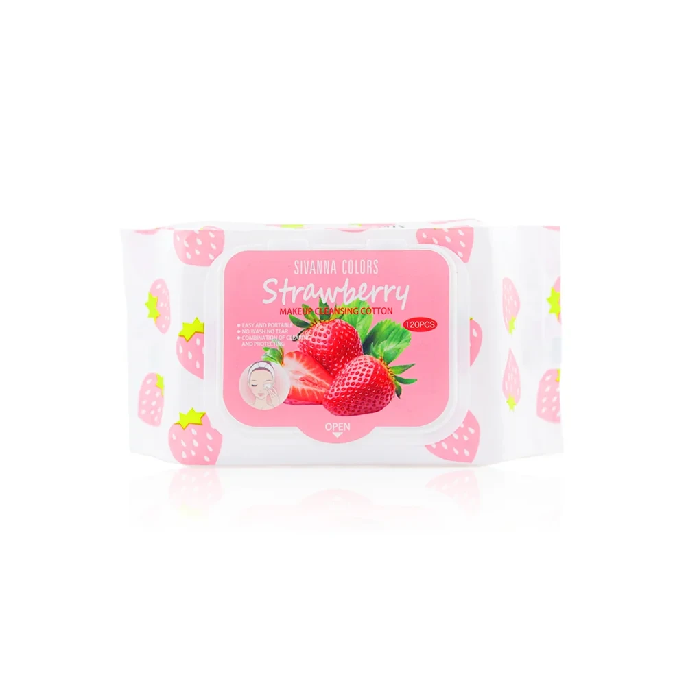 Sivanna Colors Strawberry Makeup Cleansing Cotton