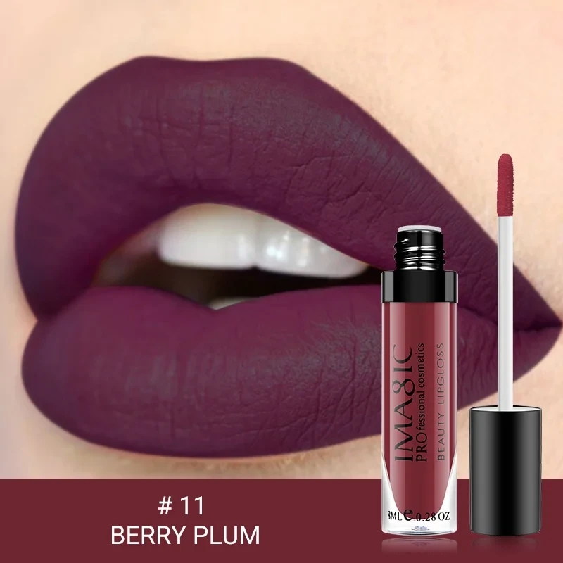 Imagic Liquid Matte Lipstcik-11 Berry Plum