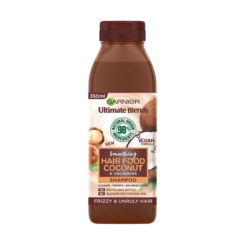 Garnier Ultimate Blends Hair Food Coconut & Macadamia Shampoo (350ml)