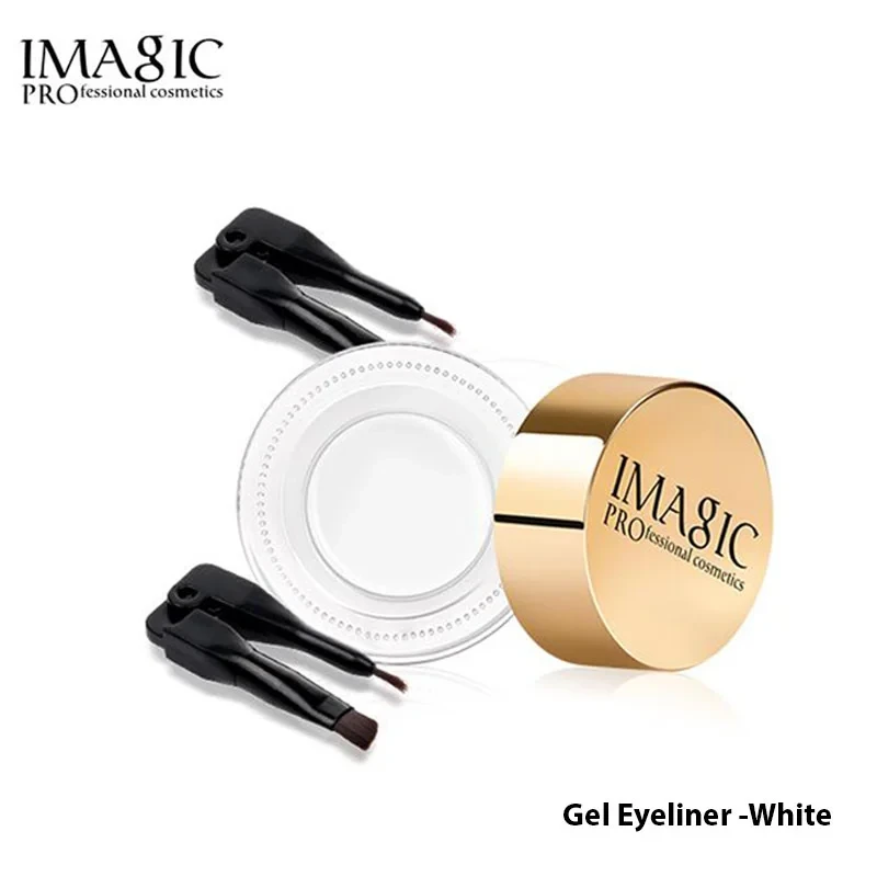 Imagic Professional Waterproof Gel Eyeliner E04 -White (4g)