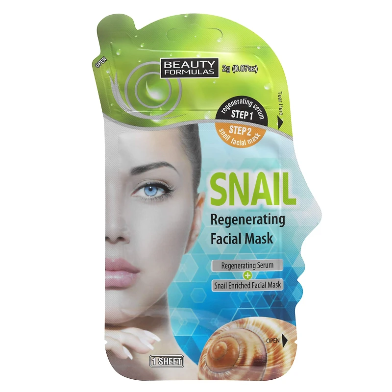 Beauty Formulas Snail Regenerating Facial Mask (2g)