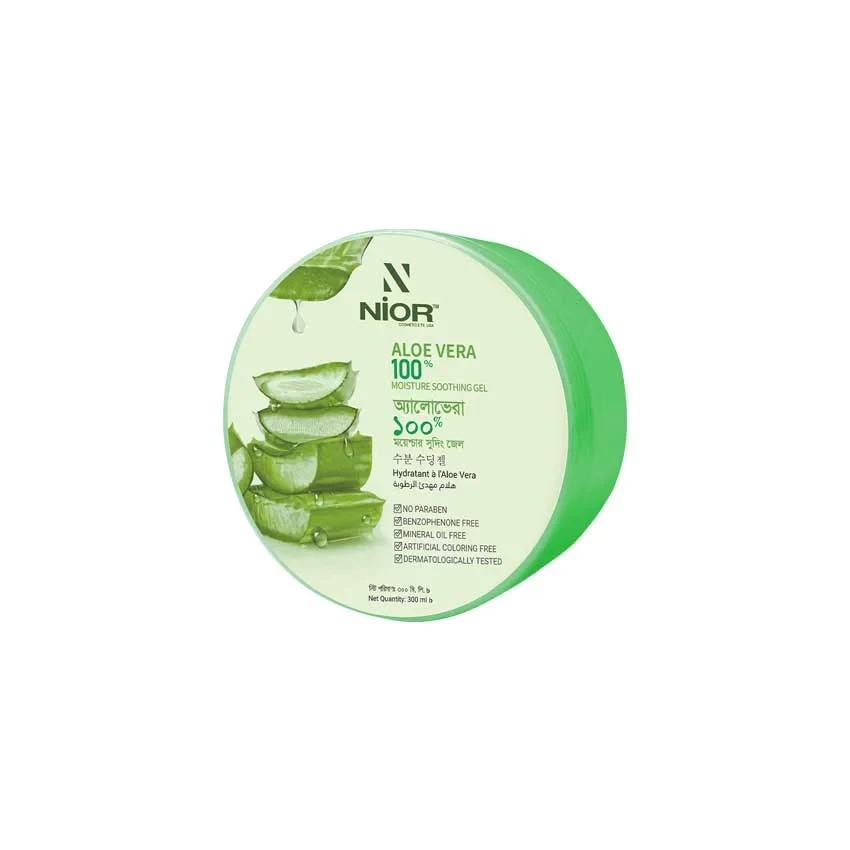 NIOR Aloe Vera 100% Moisture Soothing Gel (300ml)