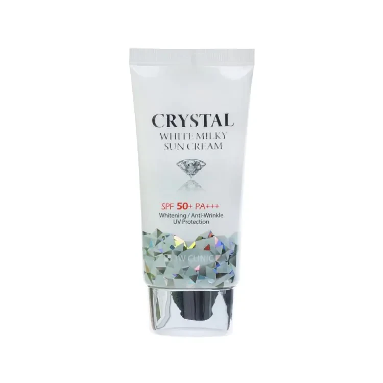 3W Clinic Crystal White Milky Sun Cream SPF 50+ PA+++ (50gm)