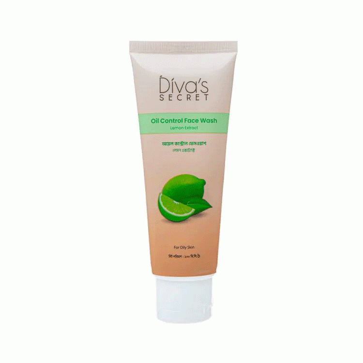 Divas Secret Oil Control Face Wash Lemon Extract For Oily Skin (100ml)