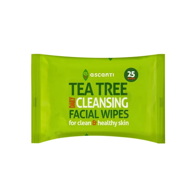 Escenti Tea Tree Soft Daily Cleansing Facial Wipes 25’s