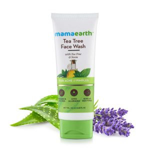 Mamaearth tea tree facewash for acne &amp; pimples (100ml)