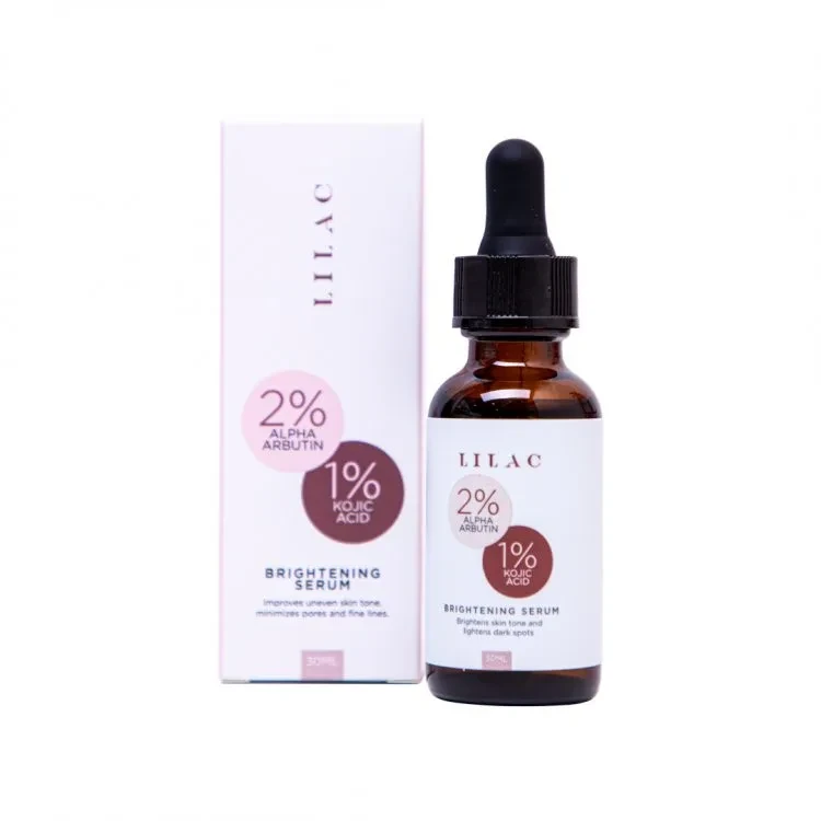 Lilac Brightening Serum with 2% Alpha Arbutin and 1% Kojic Acid (30ml)