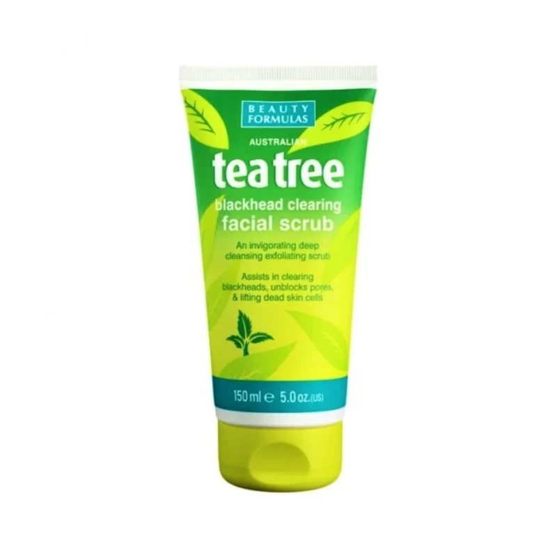 Beauty Formulas Tea Tree Facial Scrub (150ml)