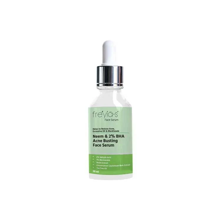 Freyias Neem and 2% BHA Acne Busting Face Serum (30ml)