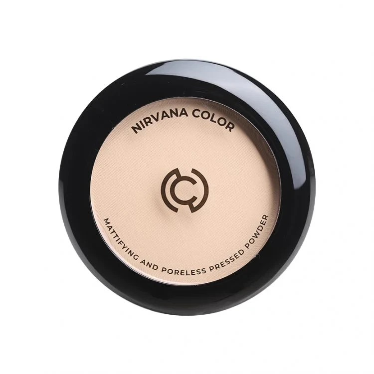 Nirvana Color Mattifying and Poreless Pressed Powder (Light Natural) (15gm)