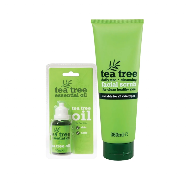 Xpel Tea Tree Essential Oil-& Cleansing Facial Scrub