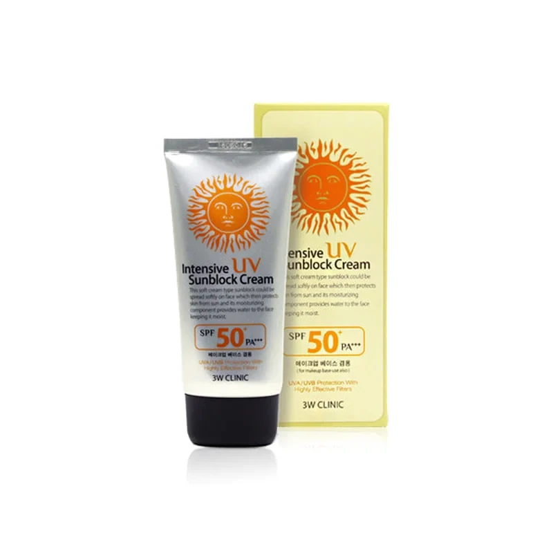 3W Clinic Intensive UV Sunblock Cream SPF50+ Pa+++ – 70ml