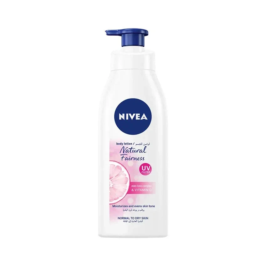 Nivea Natural Fairness UV Filter Body Lotion 400 ml